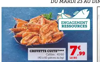 U Express Crevette cuite offre