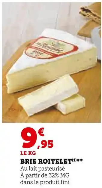 U Express Roitelet brie offre