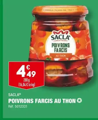 ALDI Sacla poivrons farcis au thon offre