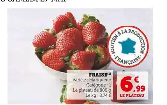 Super U Fraise offre