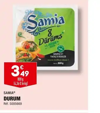 ALDI Samia durum offre