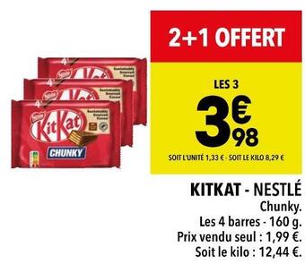 Supeco Nestlé kitkat offre