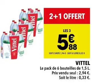 Supeco Vittel vittel offre