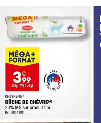 ALDI Chèvrefin bûche de chèvre offre