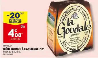 Goudale bière blonde à l’ancienne 7,2°