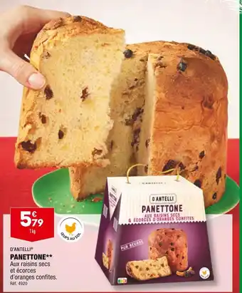 ALDI D’antelli panettone offre