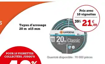 Gardena tuyau dâarrosage 20 m Ăž15 mm