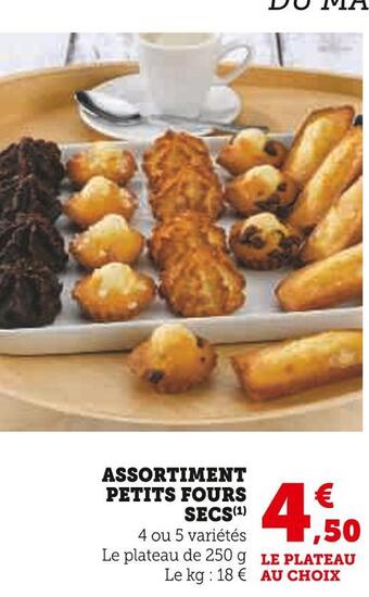 Super U Assortiment petits fours secs offre