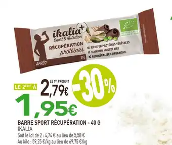 Ikalia barre sport récupération
