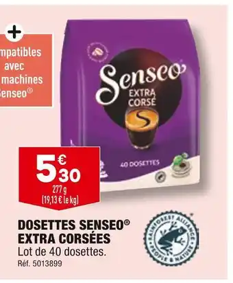 ALDI Senseo dosettes extra corsées offre