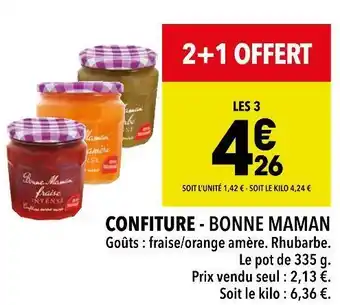 Bonne maman confiture