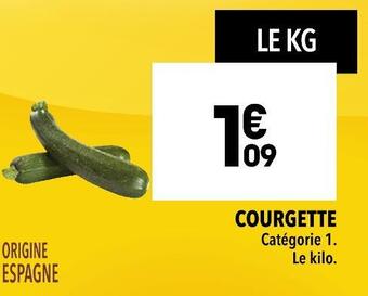 Supeco Courgette offre