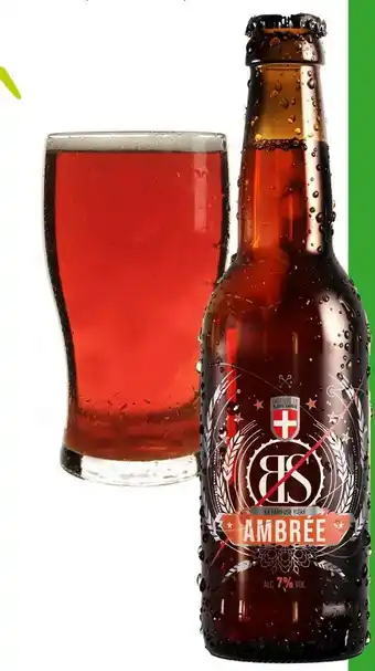 naturéO Brasseurs savoyards bière ambrée offre