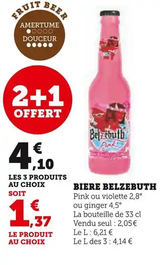 Super U Belzebuth biere offre