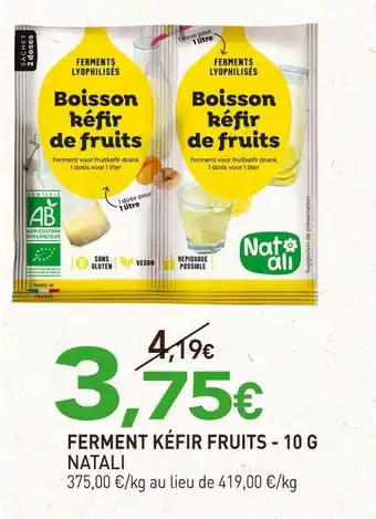 Natali ferment kéfir fruits