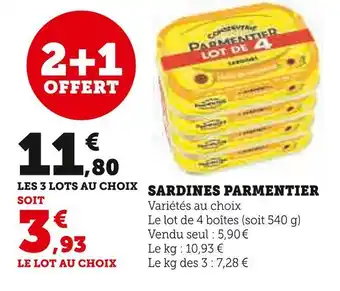Parmentier sardines