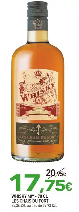 naturéO Les chais du fort whisky 40° offre
