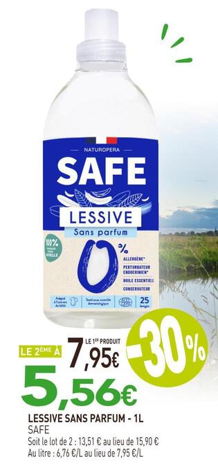 Safe lessive sans parfum