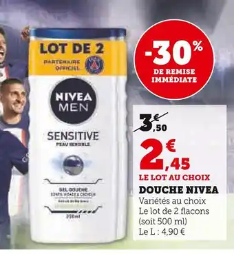 Super U Nivea douche offre