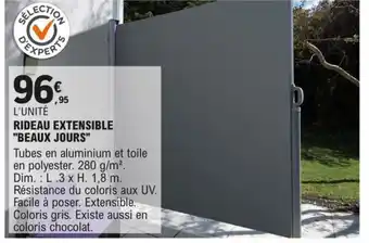E.Leclerc Brico RIDEAU EXTENSIBLE "BEAUX JOURS" offre