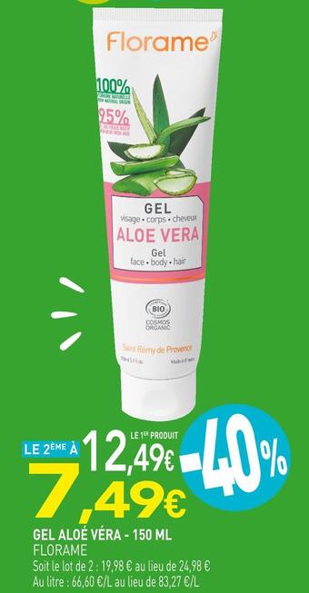 Florame gel aloé véra