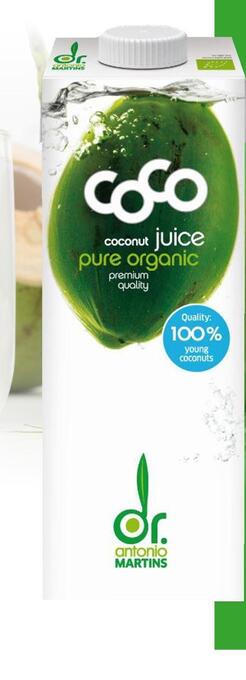 naturéO Dr antonio martins eau de coco offre