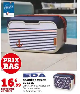 Hyper U Eda glacière lunch cube 5l offre