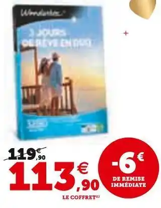 Hyper U Wonderbox coffret wonderbox offre