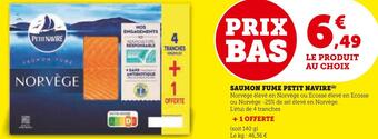 Hyper U Petit navire saumon fume offre