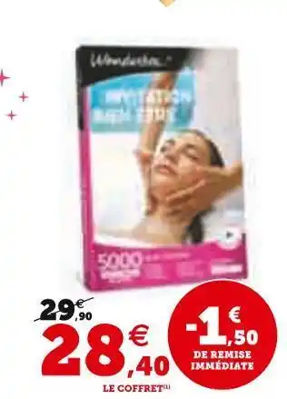 Hyper U Wonderbox coffret cadeau offre