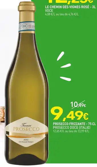 naturéO Prosecco docg (italie) prosecco frizzante offre