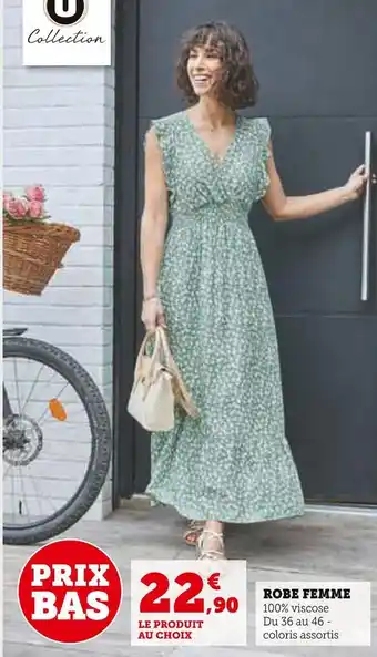 Hyper U U collection robe femme offre