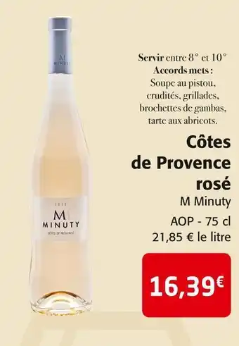 Colruyt M minuty côtes de provence rosé offre