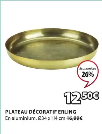 JYSK Plateau décoratif Erling offre