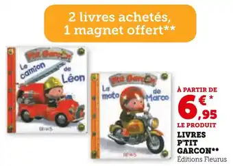 Éditions fleurus livres p'tit garcon