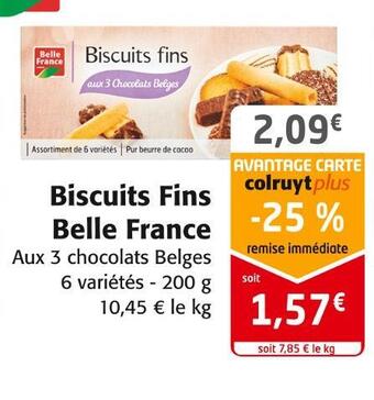 Belle france biscuits fins