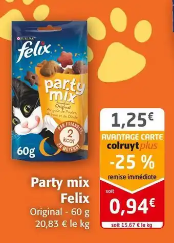 Colruyt Felix party mix offre