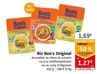 Colruyt Ben's original riz offre