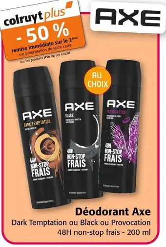 Colruyt Axe déodorant offre