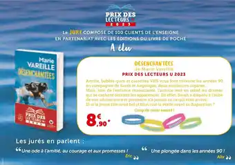 Hyper U Désenchantées de marie vareille offre