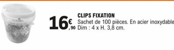 E.Leclerc Brico CLIPS FIXATION offre