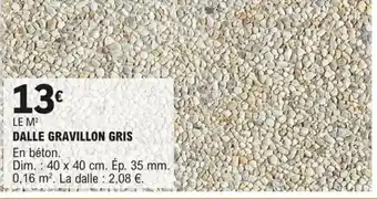 E.Leclerc Brico DALLE GRAVILLON GRIS offre