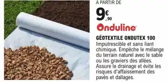 E.Leclerc Brico GÉOTEXTILE ONDUTEX 100 offre