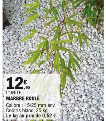 E.Leclerc Brico MARBRE ROULÉ offre
