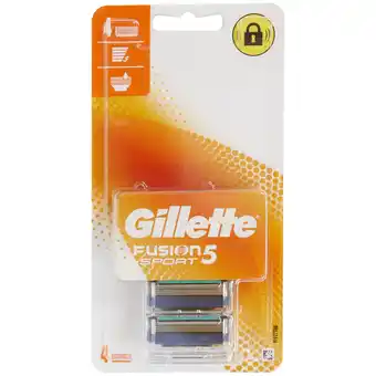 Action Lames de rasoir gillette fusion5 sport offre