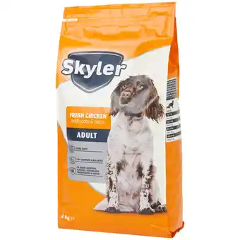 Action Croquettes pour chien skyler poulet offre