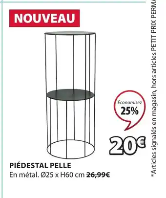 JYSK Piédestal Pelle offre