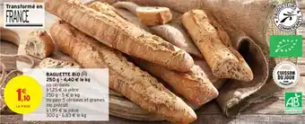 Intermarché BAGUETTE BIO offre