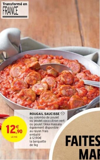 Intermarché ROUGAIL SAUCISSE offre