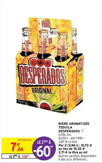 BIĂRE AROMATISĂE TEQUILA DESPERADOS I 5,9% vol.